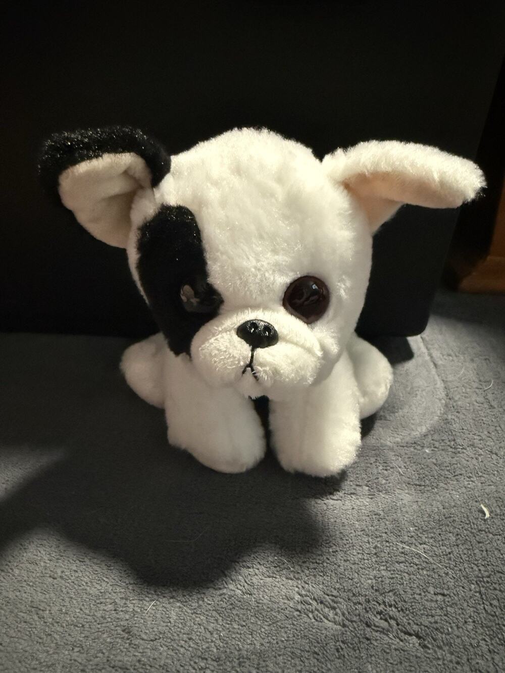 Ty VelveTy White Black MARCEL FRENCH BULLDOG Plush 8" Stuffed Animal 2017